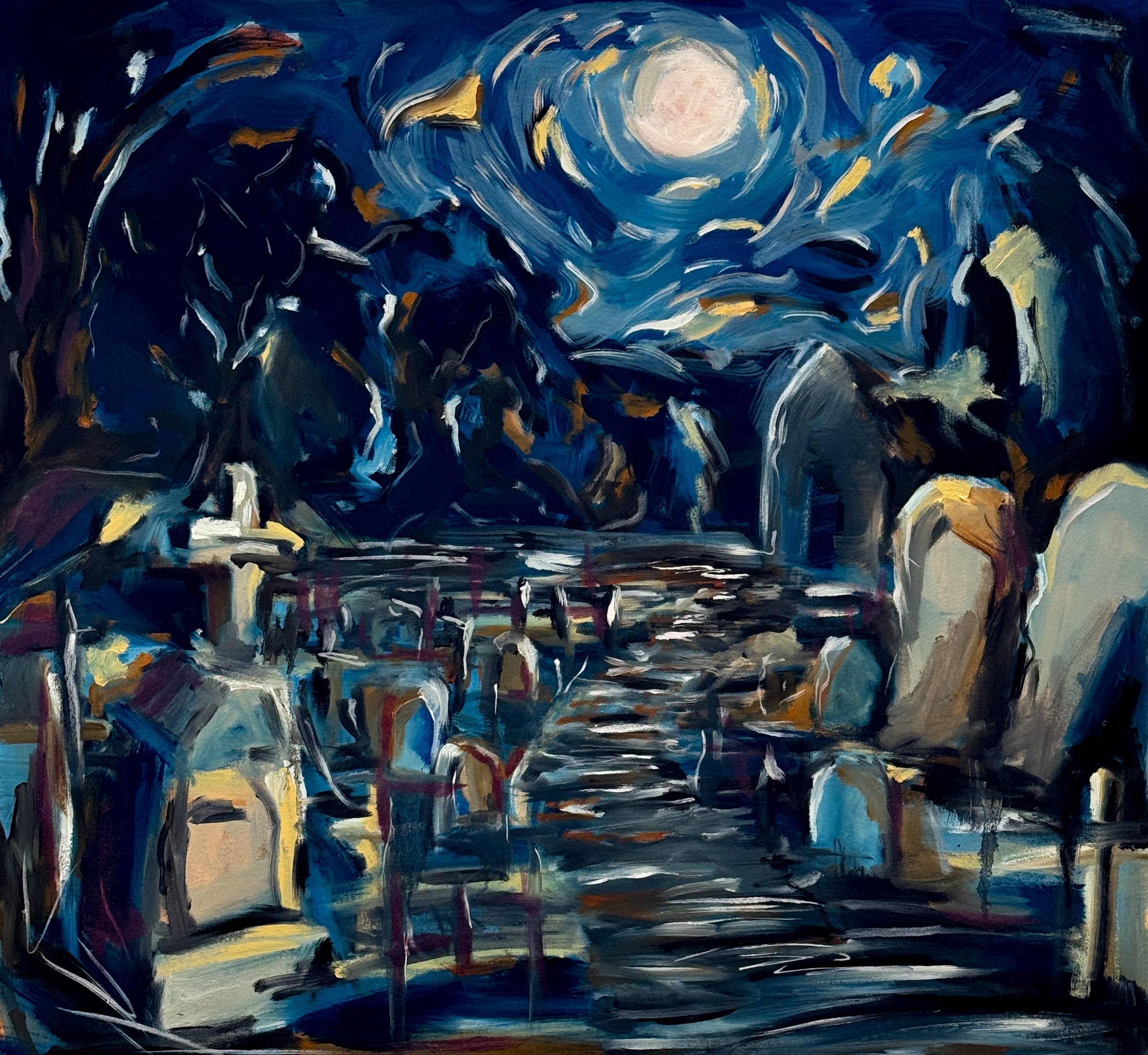 Cemetary Before Dawn